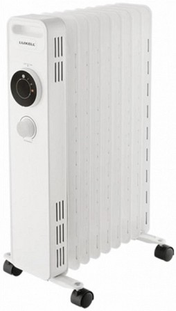 Масляный радиатор Luxell LUX-1230S-White 2300 Вт Киев - изображение 1