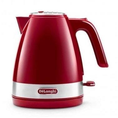 Электрочайник DeLonghi KBLA-2000-R 1 л красный Киев - изображение 1