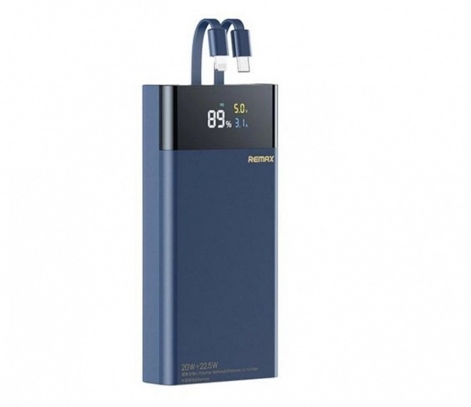 Повербанк Power bank Remax RPP-561-blue 20000 mAh Київ - изображение 1