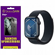 Поліуретанова плівка StatusSKIN Pro+ на екран Apple Watch S9 45mm Глянцева (Код товару:31577) Харьков