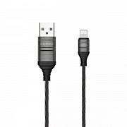 Кабель USB Remax Lightning RC-130i-black 1 м черный Київ