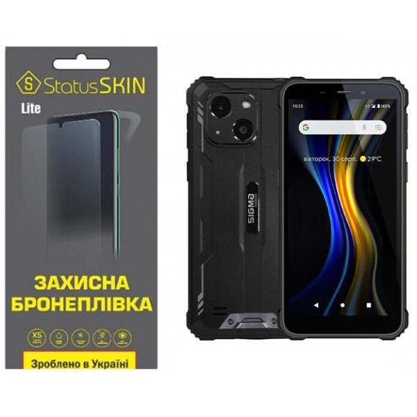 Поліуретанова плівка StatusSKIN Lite на екран Sigma X-treme PQ18/PQ18 Max Глянцева (Код товару:31599 Харьков - изображение 1