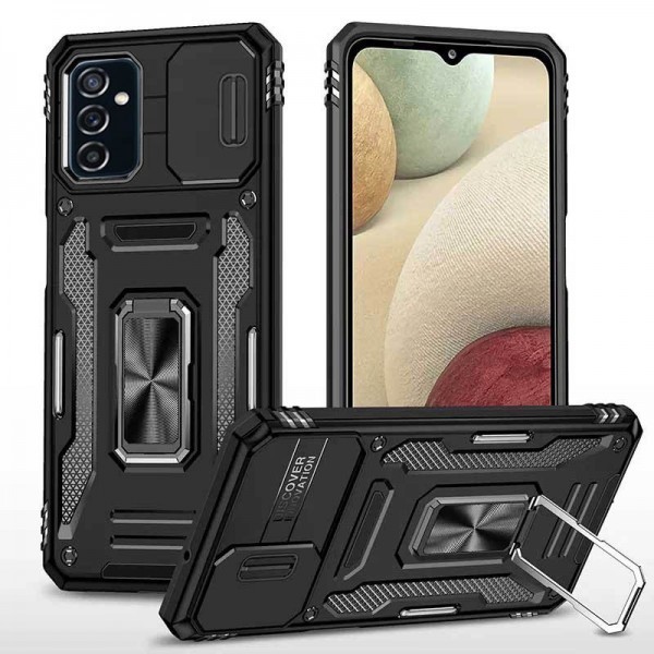 Чохол Camshield Army Ring для Samsung A14 A145/A14 5G A146 Black (Код товару:31296) Харьков - изображение 1