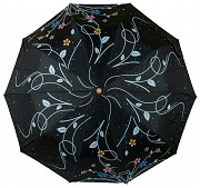 Женский зонт полуавтомат Bellisimo черный Киев