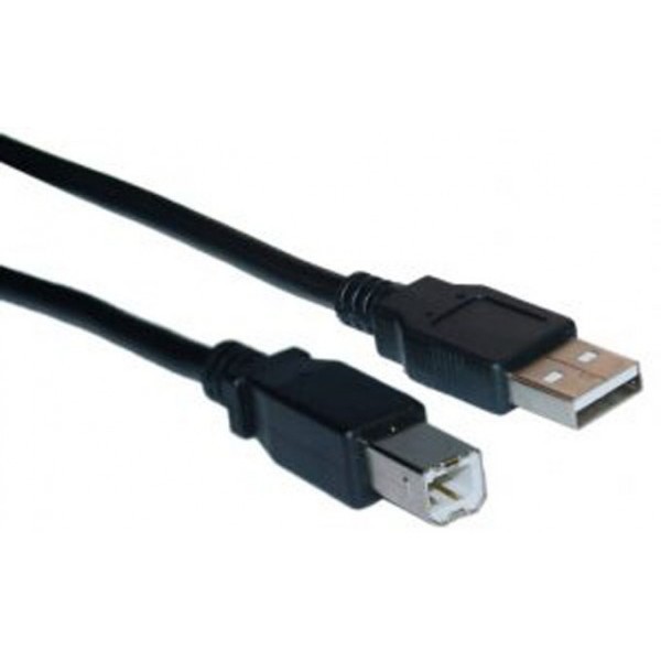 Кабель для принтера Cablexpert CCF-USB2-AMBM-15 USB 2.0 AM/BM 4.5 м Феритовий фільтр Black (Код това Харьков - изображение 1