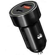 Автомобільний зарядний пристрій XO CC32 PD+QC3.0 20W USB/Type-C Black (Код товару:31186) Харьков