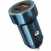 Автомобільний зарядний пристрій XO CC32 PD+QC3.0 20W USB/Type-C Blue (Код товару:31185) Харьков