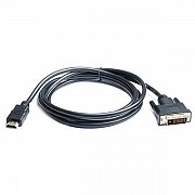 Кабель REAL-EL HDMI - DVI (M/M) 1.8 м Black (EL123500013) (Код товару:31229) Харьков