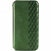 Чохол-книжка Getman Cubic для Xiaomi Redmi 12C/11A/Poco C55 Зелений (Код товару:31710) Харьков