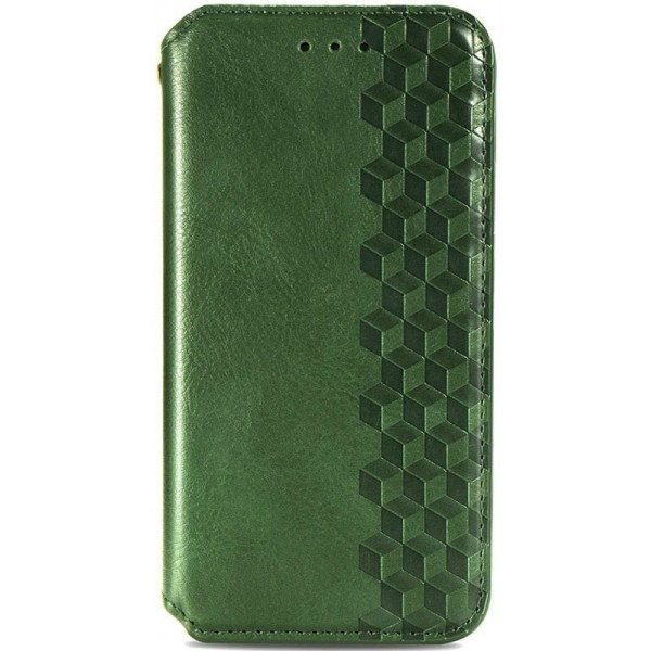 Чохол-книжка Getman Cubic для Xiaomi Redmi 12C/11A/Poco C55 Зелений (Код товару:31710) Харьков - изображение 1