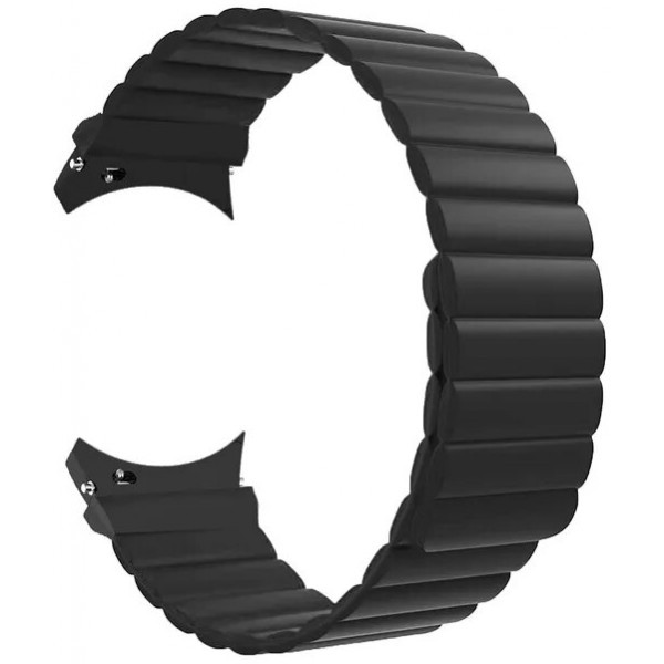 DM Ремінець Silicone Magnet для смарт-годинника Samsung/Amazfit/Huawei (20mm) Black (Код товару:3174 Харьков - изображение 1