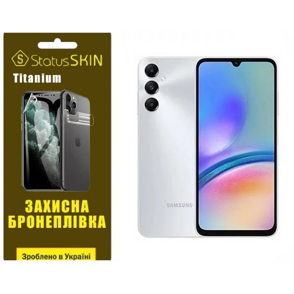 Поліуретанова плівка StatusSKIN Titanium на екран Samsung A05s A05 Глянцева (Код товару:32193) Харьков - изображение 1