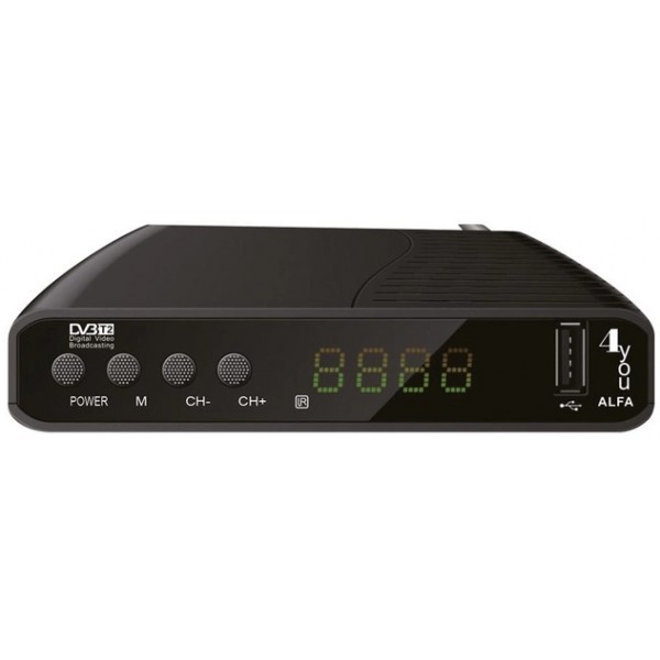 Тюнер DVB-T2 4you ALFA (Код товару:32199) Харьков - изображение 1
