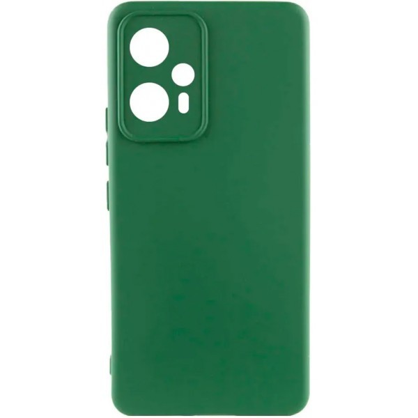 Silicone Cover Lakshmi Full Camera для Xiaomi Redmi Note 12 Turbo/Poco F5 5G Dark Green (Код товару: Харьков - изображение 1