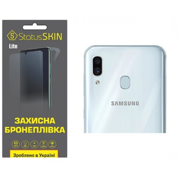 Поліуретанова плівка StatusSKIN Lite на камеру Samsung A30 A305 Глянцева (Код товару:32338) Харьков - изображение 1