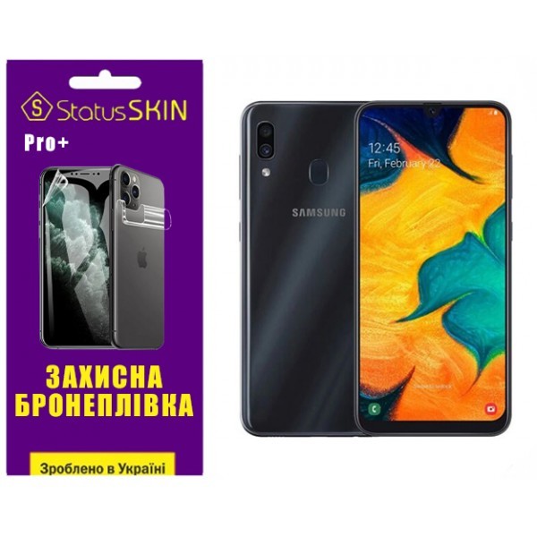 Поліуретанова плівка StatusSKIN Pro+ на екран Samsung A30 A305 Матова (Код товару:32351) Харьков - изображение 1