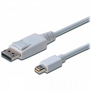 Кабель Digitus miniDisplayPort to DisplayPort (AM/AM) 1.0m White (AK-340102-010-W) (Код товару:32281 Харьков