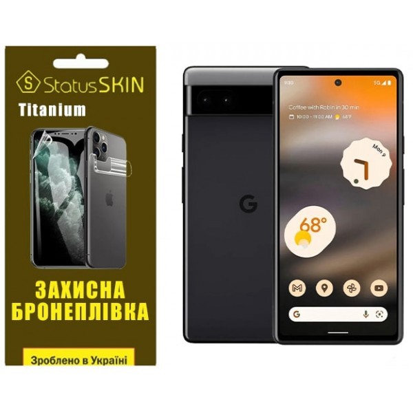 Поліуретанова плівка StatusSKIN Titanium на екран Google Pixel 6a Глянцева (Код товару:32409) Харьков - изображение 1