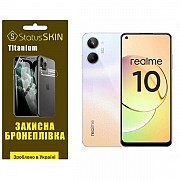 Поліуретанова плівка StatusSKIN Titanium на екран Realme 10 Глянцева (Код товару:32536) Харьков