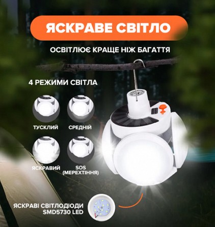 Вуличний ліхтар на сонячній батареї 100w Киев - изображение 1