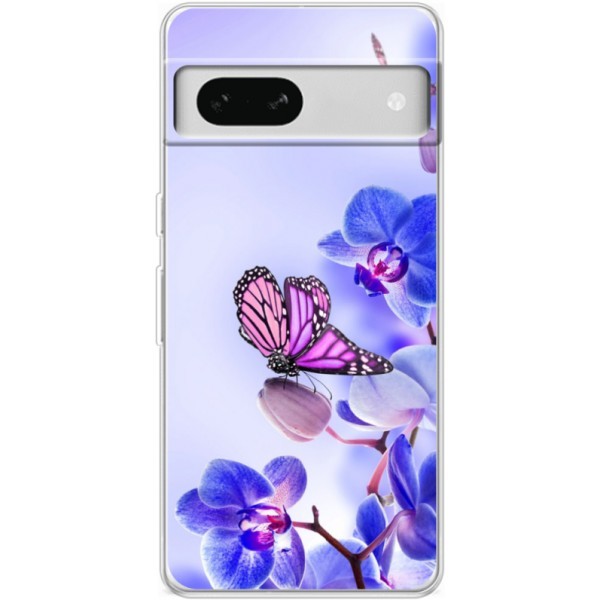 Чохол BoxFace для Google Pixel 7a Orchids and Butterflies (Код товару:32675) Харьков - изображение 1