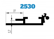 База к 25 клику (2530) профиль алюминиевый база, анод Киев