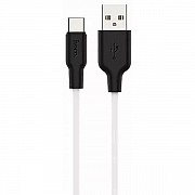 Кабель Hoco X21 Plus Silicone USB to Type-C 2m Black&White (Код товару:32643) Харьков