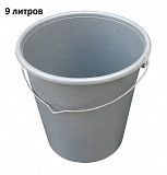 Оптом пластмассовые черные ведра 9 литров Харьков