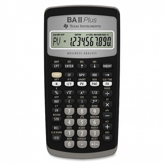 Финансовый калькулятор BA II Plus Texas Instruments Київ - изображение 1