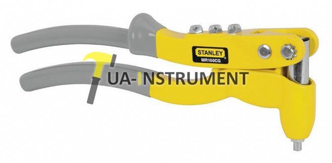 Заклепочный пистолет профи (Ф 2,5; 3; 4, 5 мм - сталь, алюм., нерж.) STANLEY 6-MR100 Кременчуг - изображение 1