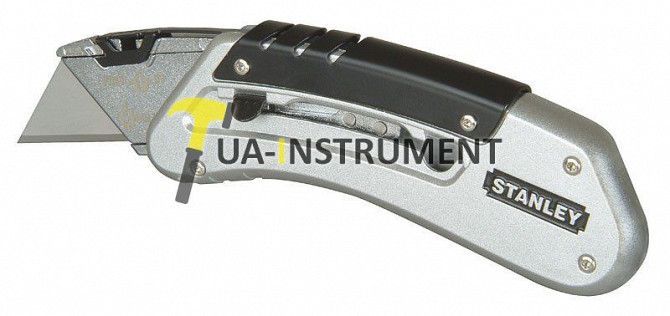 Нож 19мм трапеция 145мм выдвижное лезвие серия Quickslide Fatmax STANLEY 0-10-810 Кременчуг - изображение 1