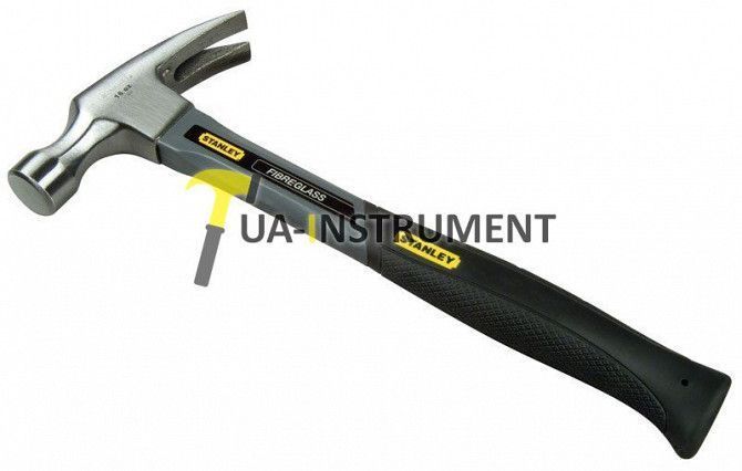 Молоток 570г Grey Fiberglass Rip Claw с прямым гвоздодером STANLEY 1-51-627 Кременчуг - изображение 1