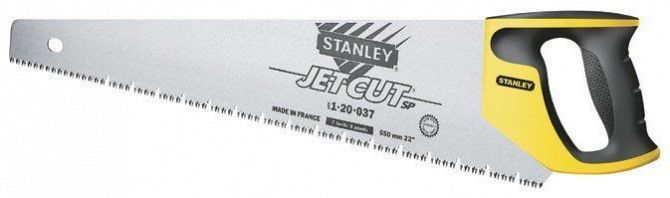 Ножовка по дереву 550мм 7TPI "Jet-Cut" + гипсокартон STANLEY 2-20-037 Кременчуг - изображение 1