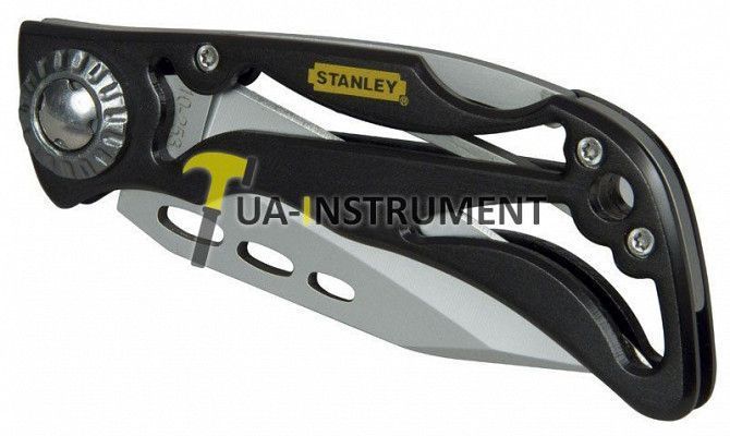 Нож раскладной 173мм карманный, серия Skeleton, титановое покрытие STANLEY 0-10-253 Кременчуг - изображение 1