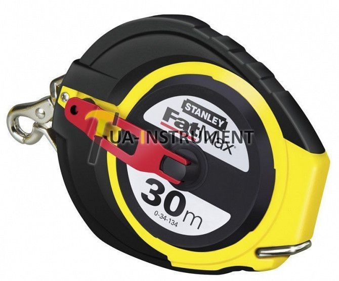 Рулетка 30м х 10мм "Фатмах" стальная лента STANLEY 0-34-134 Кременчуг - изображение 1
