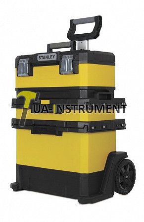 Ящик с колесами " Rolling Workshop" металлопластиковый 73 x 56.8 x 38.9 STANLEY 1-95-621 Кременчуг - изображение 1
