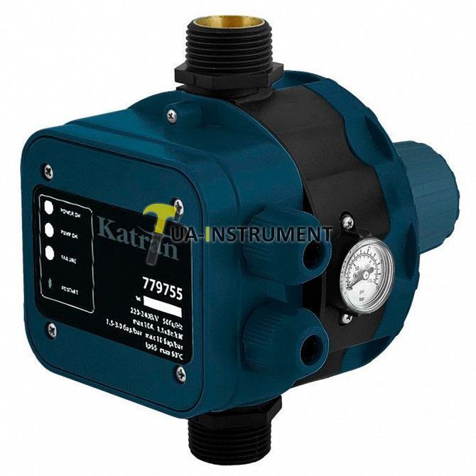 Контроллер давл электр 1.1кВт Ø1" + рег давл вкл 1.5-3.0 bar Katran katran 779755 Кременчуг - изображение 1