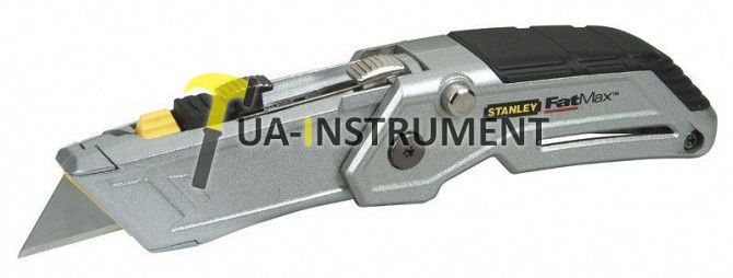 Нож 19мм трапеция 180мм складной "FatMax® Folding Twin-blade" с двумя выдвижными лезвиями. STANLEY Кременчуг - изображение 1