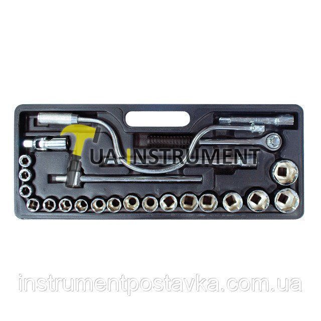 Набор головок и комплектующих 25ед., 1/2", Drop Forged Intertool HT-2225 Кременчуг - изображение 1