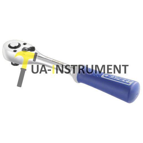 Трещотка 3/8" переключатель 72 зуба 5 градусов обрезиненная ручка Stanley Expert E113848 Кременчуг - изображение 1