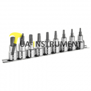 Набор звездочек Torx в держателе 1/2" 9 ед (T20, T25, T27, T30, T40, T45, T50, T55, T60 ) Stanley Ex Кременчуг