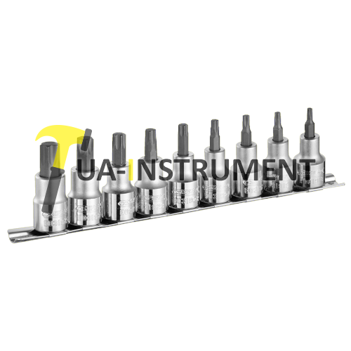Набор звездочек Torx в держателе 1/2" 9 ед (T20, T25, T27, T30, T40, T45, T50, T55, T60 ) Stanley Ex Кременчуг - изображение 1