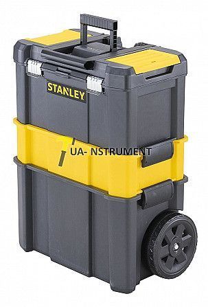 Ящик инструментальный 47,5x28,5x62,3 см на колесах 3 в 1 "ESSENTIAL" STST1-80151 Кременчуг - изображение 1