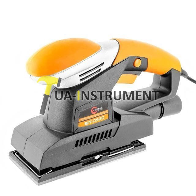 Шлифмашина вибрационная, 200 Вт, 10000 ход/мин, платформа 187*90 мм Intertool WT-0520 Кременчуг - изображение 1