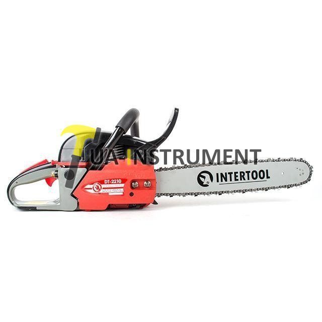 Мотопила цепная, 2.0кВт., 50см3, шина 45см, 3000 об/мин., 2 шины, 2 цепи. Intertool DT-2210 Кременчуг - изображение 1