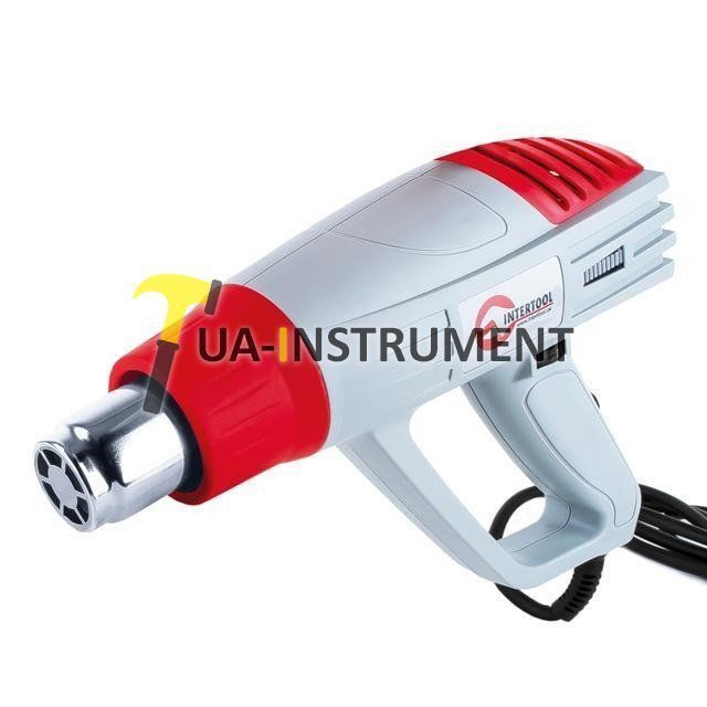 Фен технический 2000Вт, 3 режима, 60-600С, 300-500л/мин Intertool DT-2420 Кременчуг - изображение 1