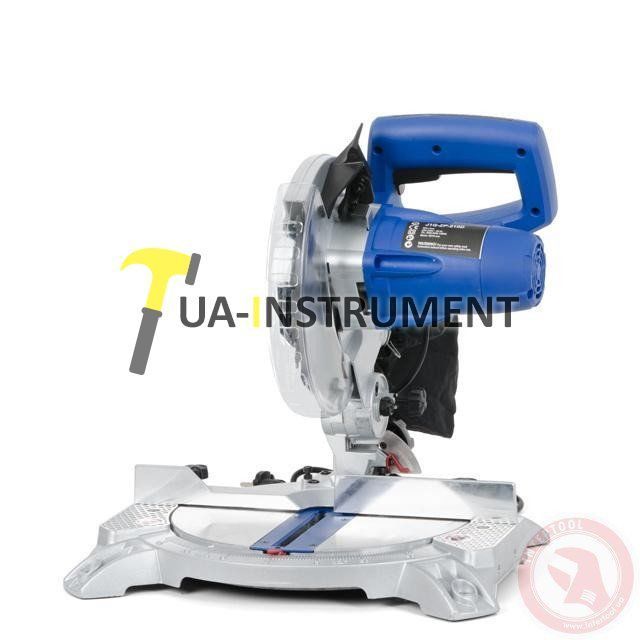 Пила торцовочная, 1400 Вт, 5500 об/мин, угол 0-45°, диск 210мм. Intertool DT-0621 Кременчуг - изображение 1