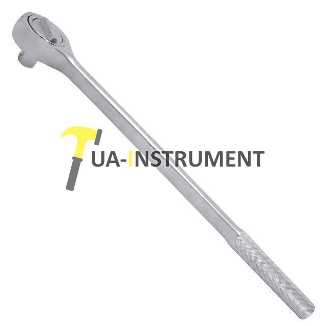 Рукоятка с храповым механизмом 3/4", 200мм Cr-v Intertool ET-7004 Кременчуг - изображение 1