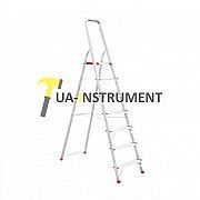 Стремянка алюминиевая 7 ступеней, высота до платформы 1500мм Intertool LT-1007 Кременчуг