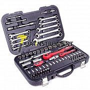 Профессиональный набор инструментов 1/2" & 1/4"; 82ед Intertool ET-6082 Кременчуг
